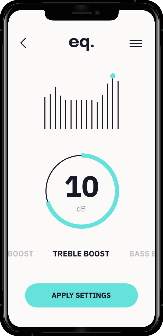 mobile equalizer app illustration